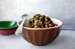 American Blackeyed Peas With Collard Greens Recipe Appetizer