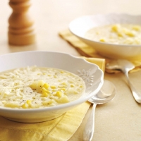 British White-cheddar Corn Chowder Soup