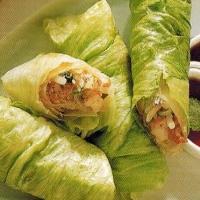 Vietnamese Vietnamese Lettuce-wrapped Spring Rolls Appetizer