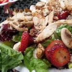 American Spicy Strawberry Salad Recipe Appetizer
