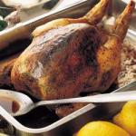 American Whole Baked Chicken with Garlic and Herbs Appetizer