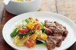 American Seared Beef With Risoni Salad Recipe Appetizer