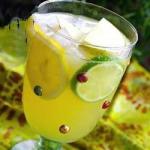 American White Sangria with Apples and Grapes Appetizer