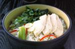 Canadian Poached Chicken With Broth and Vermicelli Noodles Recipe Appetizer
