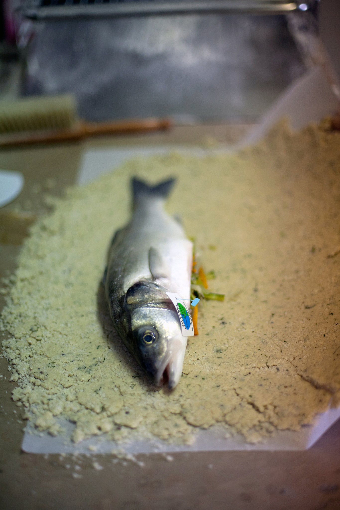 American Sea Bass in a Salt Crust From Ile De Re Recipe Dinner