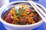 Singapore Noodles With Lamb And Snow Peas Recipe recipe