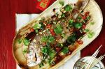 Whole Snapper With Garlic And Ginger Recipe recipe