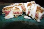 American Strawberry Rhubarb Dessert Bars Dessert