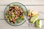 American Chopped Salad With Apples Walnuts and Bitter Lettuces Recipe Appetizer