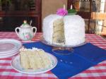 American Coconut Layer Cake With Lemon Filling and Marshmallowlike Frost Dessert