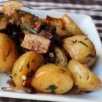 Rissolee of Mushrooms and Potatoes recipe
