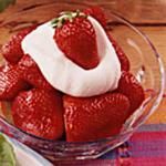 American Strawberries Romanoff 5 Dessert