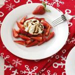 American Strawberries with Vanilla Mascarpone and Balsamic Drizzle Dessert