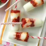 American Strawberrryrosemary Yogurt Pops Dessert