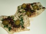 American Sea Bream Fillets With Olives En Papillote Appetizer