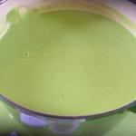 American Cream of Green Peas Mint Soup