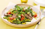 American Chargrilled Lamb Corn And Asparagus Salad Recipe Dinner