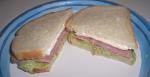 American Avocado Ham Sandwiches Appetizer