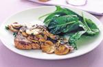 British Steak With Balsamic Mushrooms Recipe Appetizer
