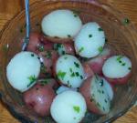 Steamed Buttery Herbed New Potatoes recipe