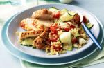 Canadian Quinoa and Zucchini Ribbon Salad With Marinated Chicken Recipe Dinner