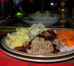 American Burns Night Baked Highland Haggis With Whisky Cumberland Sauce Appetizer