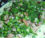 Canadian Creamy Peas and Pancetta Appetizer