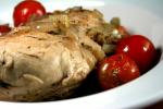 American Sauteed Chicken With Cherry Tomatoes Dinner