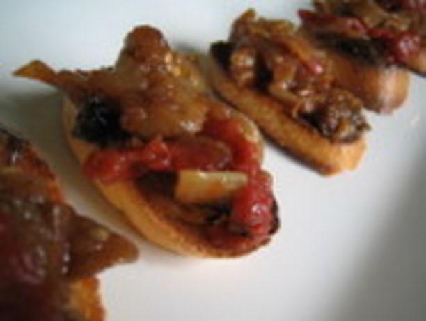 Canadian Rosalias Eggplant Caponatina little Caponata Appetizer