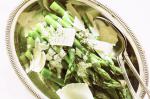 American Asparagus With Shaved Parmesan Aioli And Lemon Recipe Other