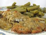 American Baked Flounder Parmesan Dinner