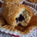 American Muffins of Coconut and Sweet Dessert