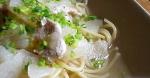 American Yuzu Pepperflavored Turnip and Chicken Light Soup Spaghetti 2 Appetizer
