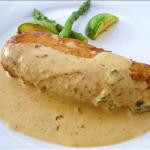 Stuffed Chicken Breasts with Spinach and Mushrroms recipe