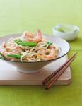 Canadian Stirfried Noodles with Prawns and Snow Peas Appetizer