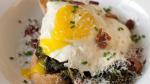 British Kale with Egg and Toast Appetizer