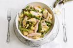 British Asparagus and Smoked Chicken Pasta Salad Recipe Appetizer