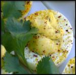 American Deviled Eggs With Tahini Appetizer
