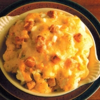 American Cauliflower and Egg Cheese Dinner
