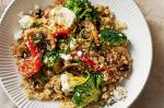 Quinoa and Vegie Pilaf With Marinated Feta Recipe recipe