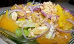 Colombian Orange and Peanut Salad Appetizer