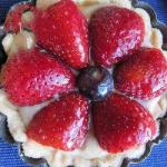 Russian Cake of Strawberries and Cream Dessert