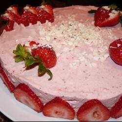 Canadian Bavarian Strawberries and White Chocolate Dessert