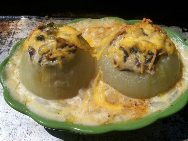 American Mushroom Stuffed Onionsmidwest Appetizer