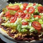 Jordanian Taco Pizza Recipe Dinner