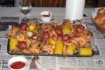 American Louisiana Boiled Shrimp frank Davis Appetizer