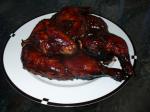 American Hoisin Marinated Grilled Cornish Game Hens Appetizer