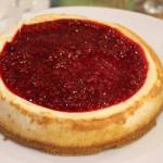 American Cheesecake Easy with Raspberries Dessert