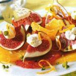 British Oranges with Figs and Cream of Jerez Dessert