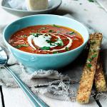 British Tomato Basil and Bacon Soup Drink